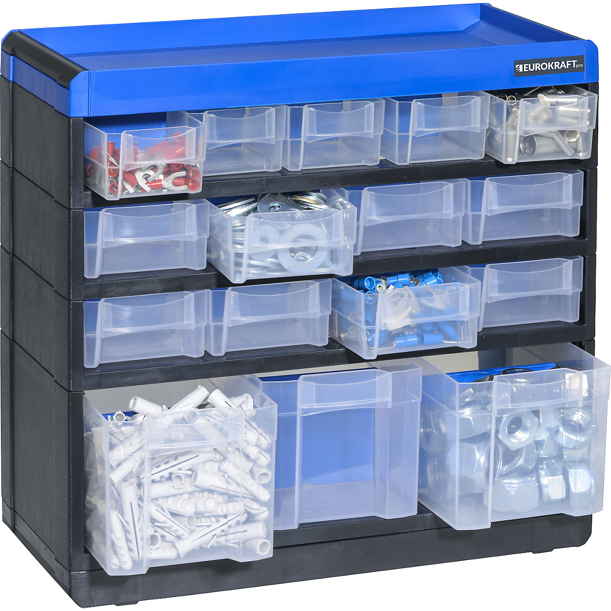 Bloc-tiroirs pour petites pièces VARIOPLUS PRO – eurokraft pro (Illustration du produit 3)-2
