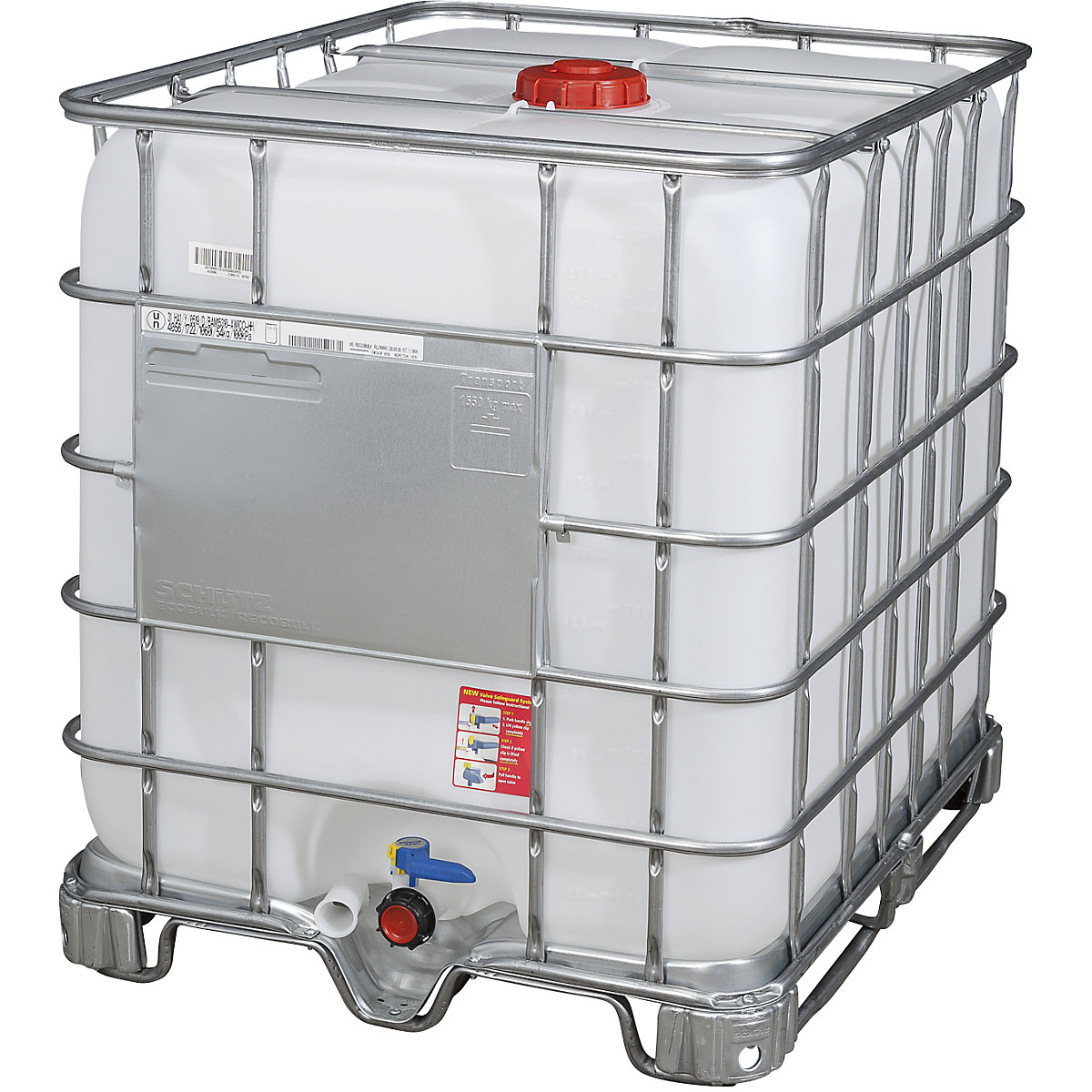 Cubitainer IBC RECOBULK, homologué UN (Illustration du produit 3)-2