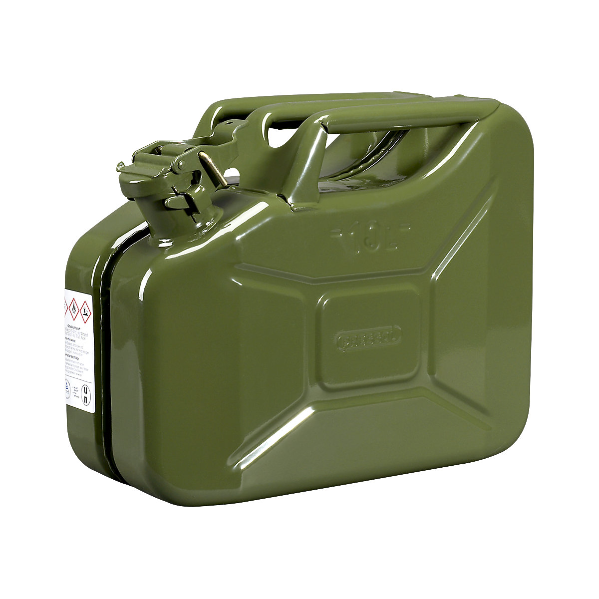 Jerrycan métallique pour carburants – PRESSOL