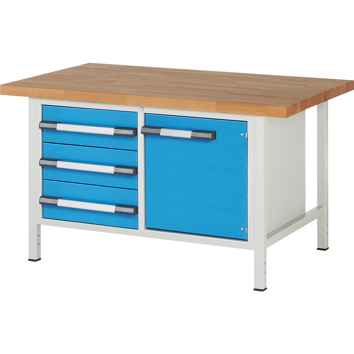 Bancada de trabalho, estrutura modular série 8000 – eurokraft pro