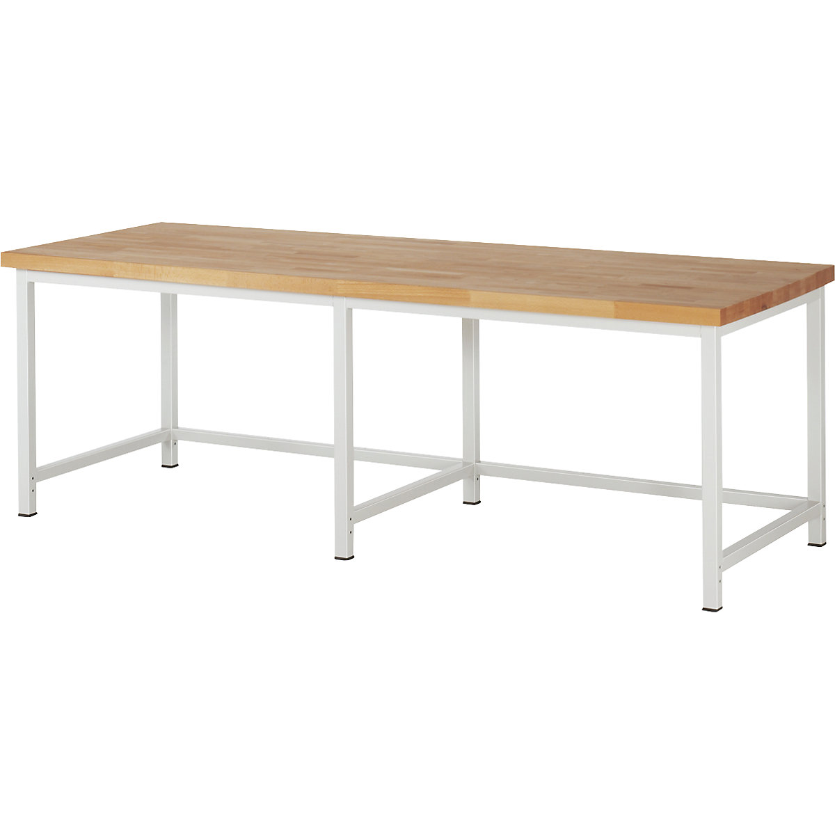 Bancada de trabalho, estrutura modular série 8000 – eurokraft pro, sem equipamento, LxP 2500 x 900 mm-0