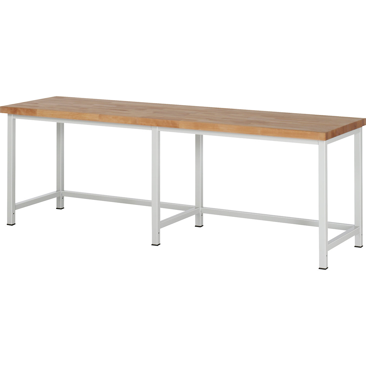 Bancada de trabalho, estrutura modular série 8000 – eurokraft pro, sem equipamento, LxP 2500 x 700 mm-0