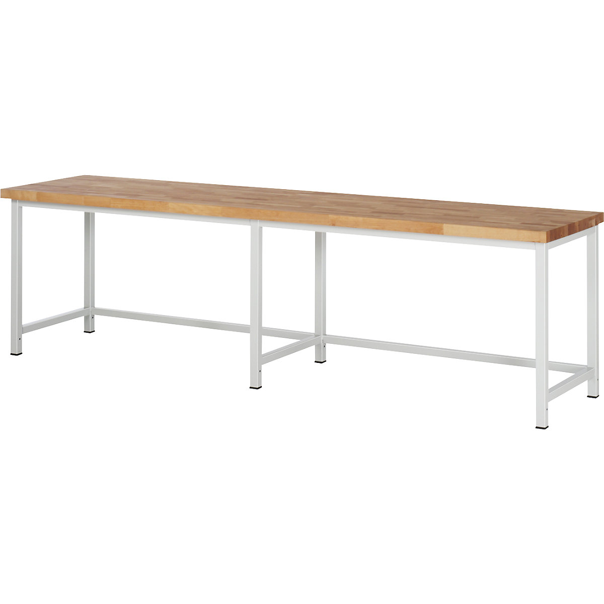 Bancada de trabalho, estrutura modular série 8000 – eurokraft pro, sem equipamento, LxP 3000 x 700 mm-0