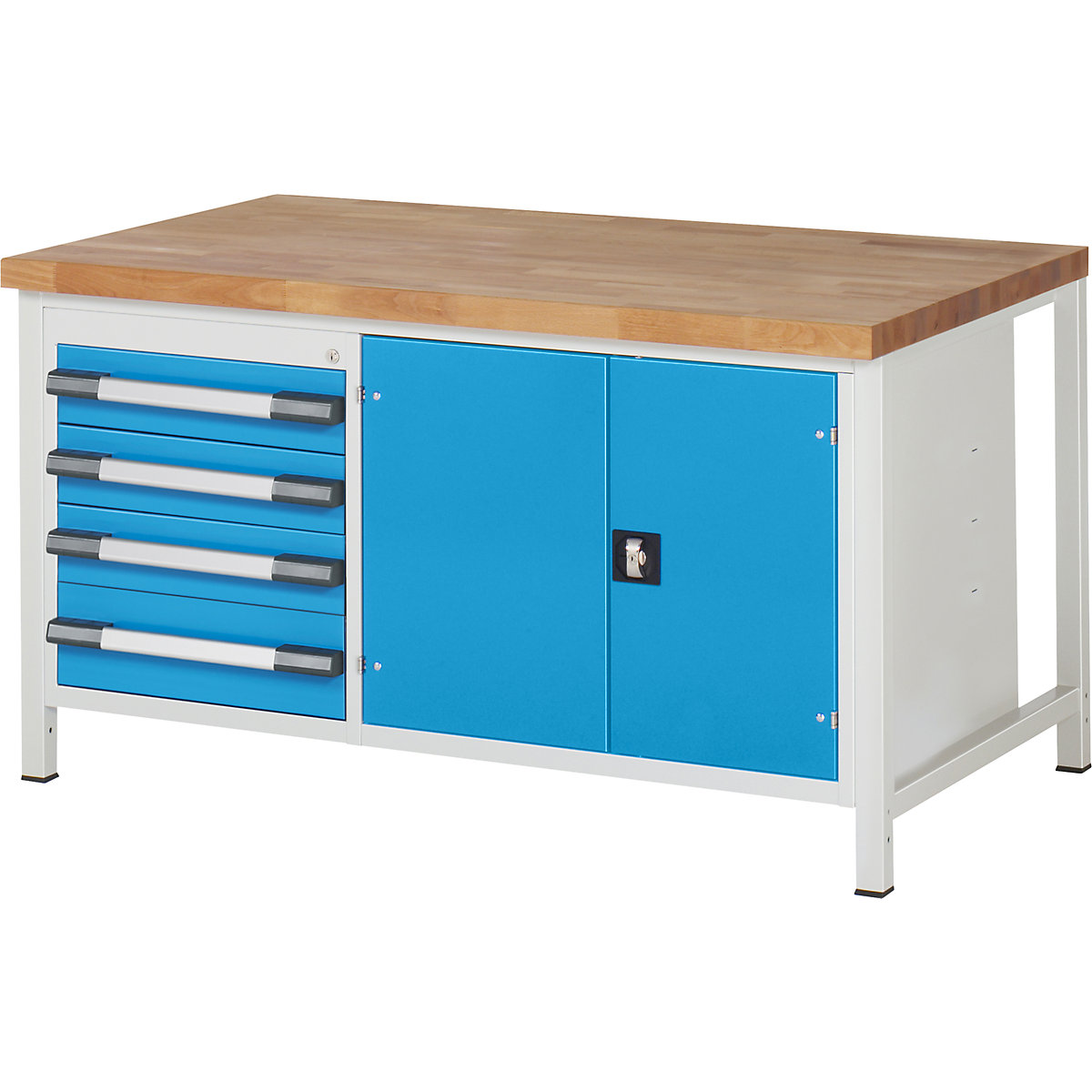 Bancada de trabalho, estrutura modular série 8000 – eurokraft pro