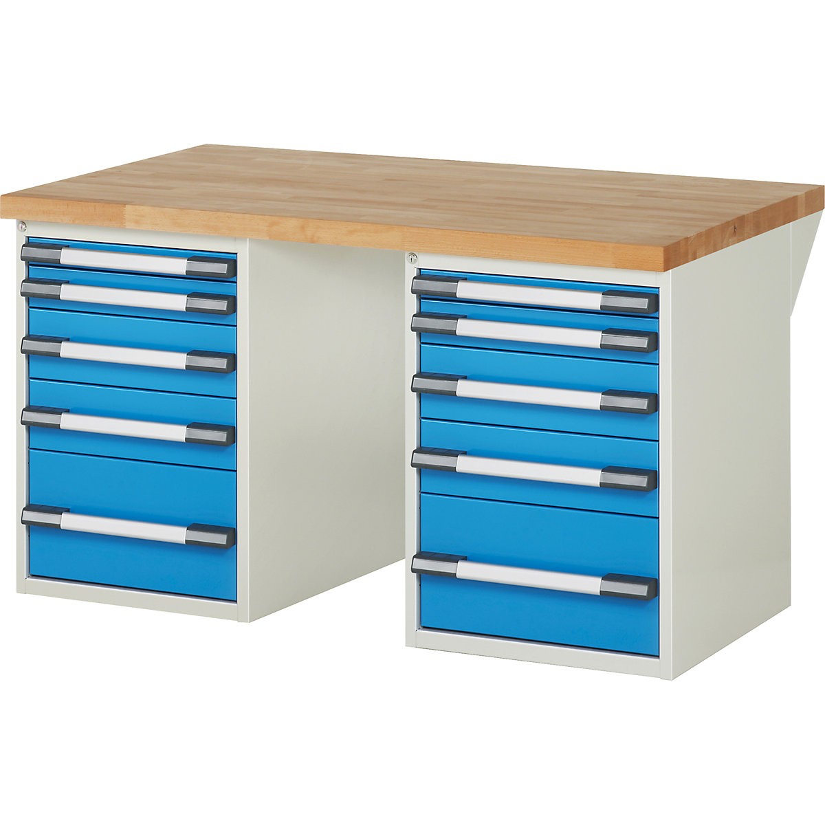 Bancada de trabalho, sistema modular série 7000 – eurokraft pro