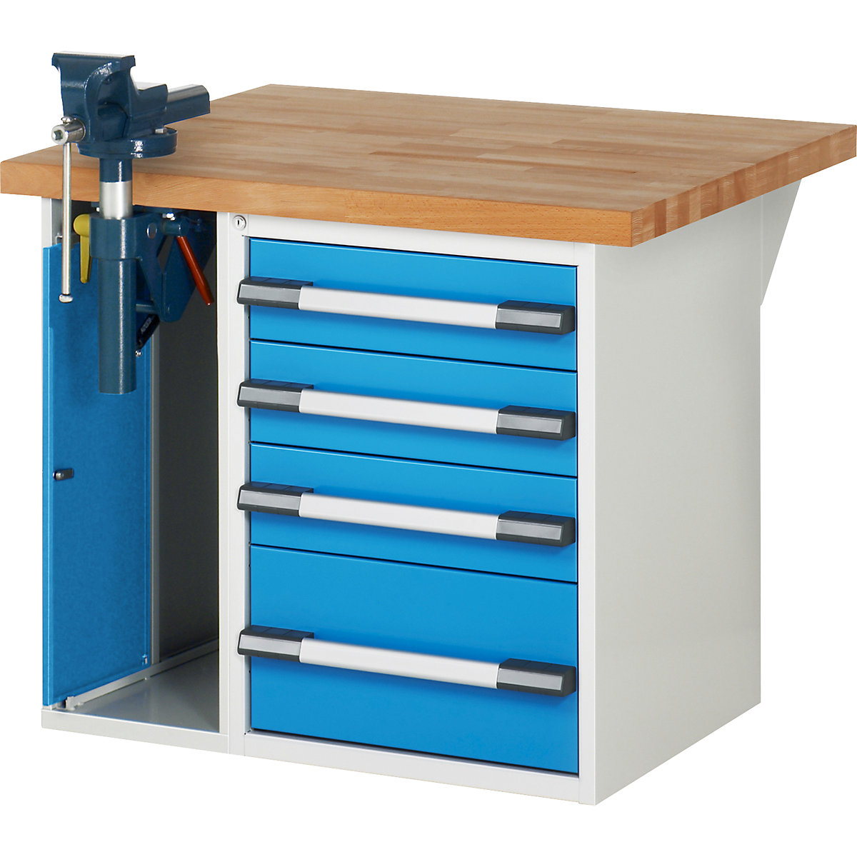 Bancada de trabalho, sistema modular série 7000 – eurokraft pro