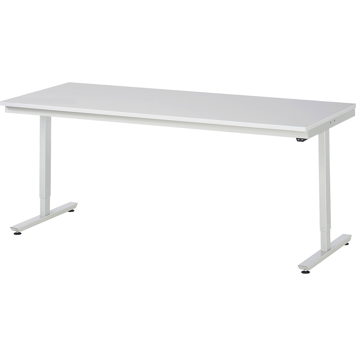 Mesa de trabalho, regulação elétrica da altura da série Adlatus – RAU, placa de aglomerado revestida a MF, altura 720 – 1120 mm, LxP 2000 x 800 mm-0