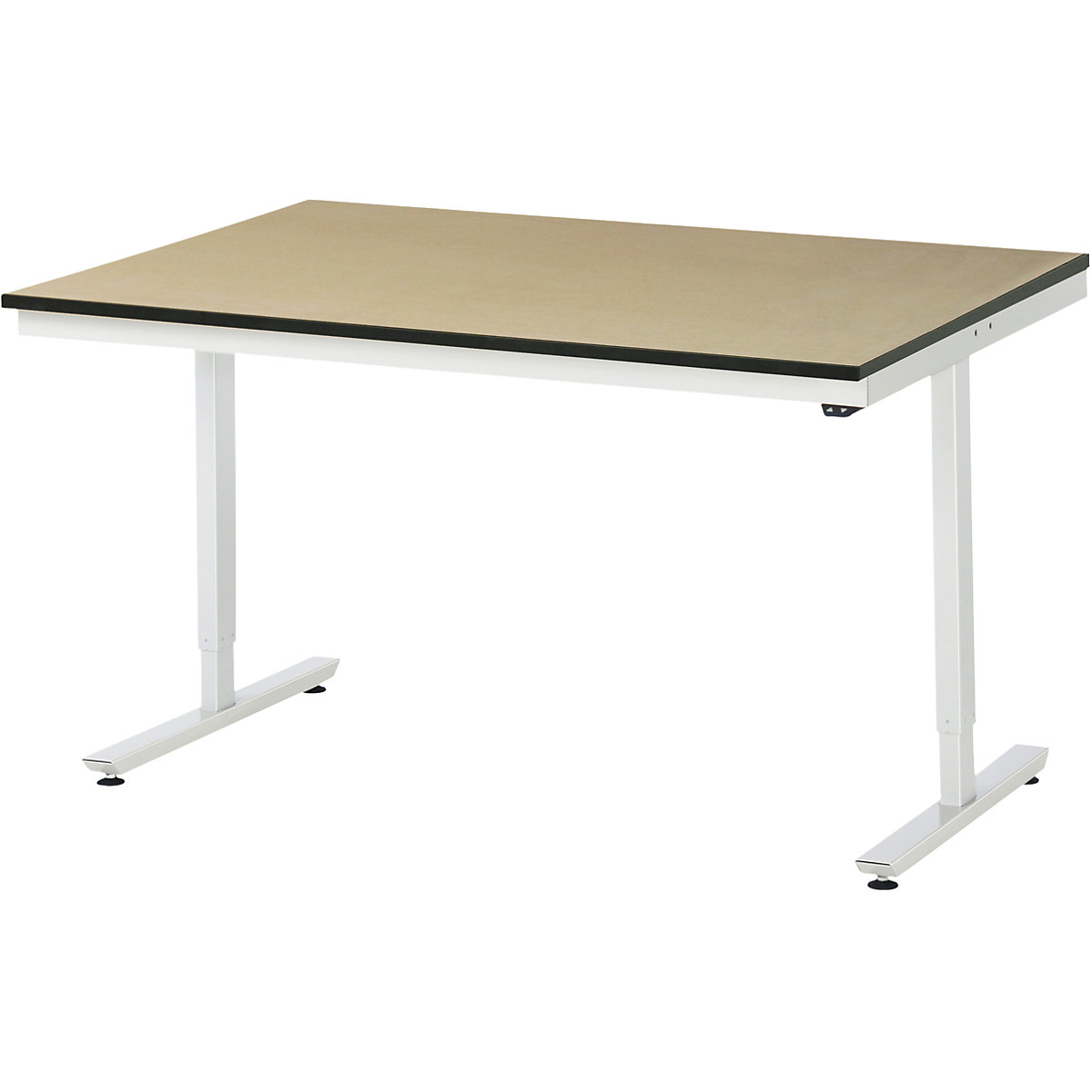 Mesa de trabalho, regulação elétrica da altura da série Adlatus – RAU, tampo em MDF, altura 720 – 1120 mm, LxP 1500 x 1000 mm-0