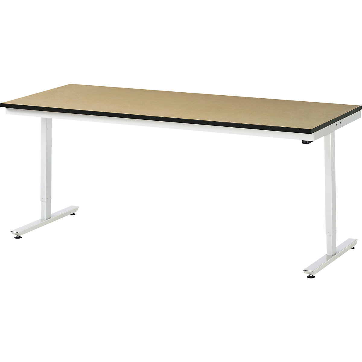 Mesa de trabalho, regulação elétrica da altura da série Adlatus – RAU, tampo em MDF, altura 720 – 1120 mm, LxP 2000 x 800 mm-0