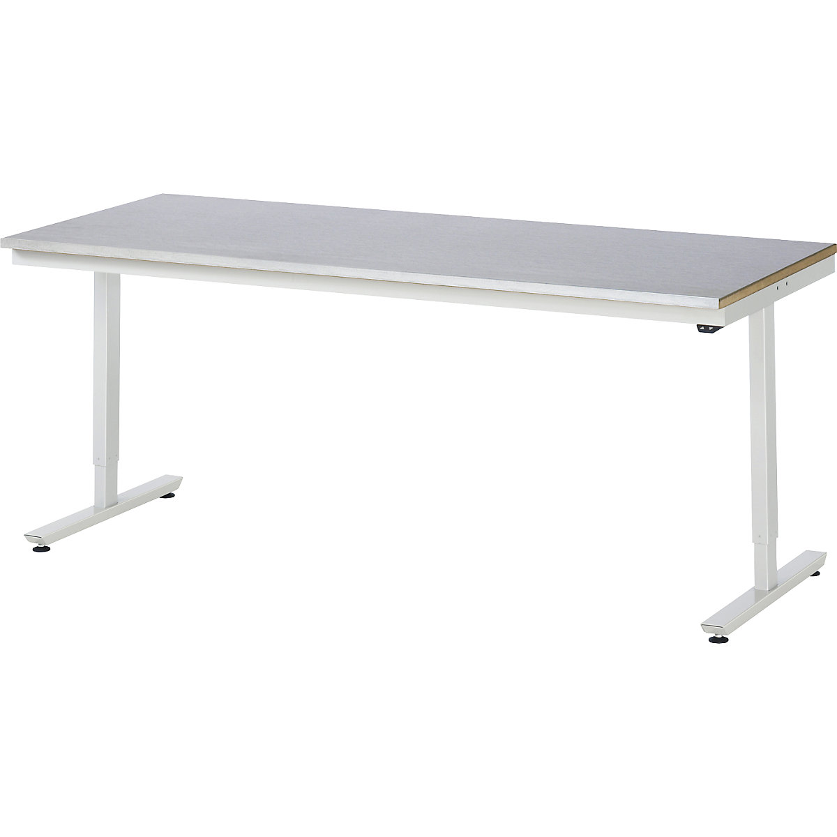 Mesa de trabalho, regulação elétrica da altura da série Adlatus – RAU, tampo em chapa de aço, altura 720 – 1120 mm, LxP 2000 x 800 mm-0
