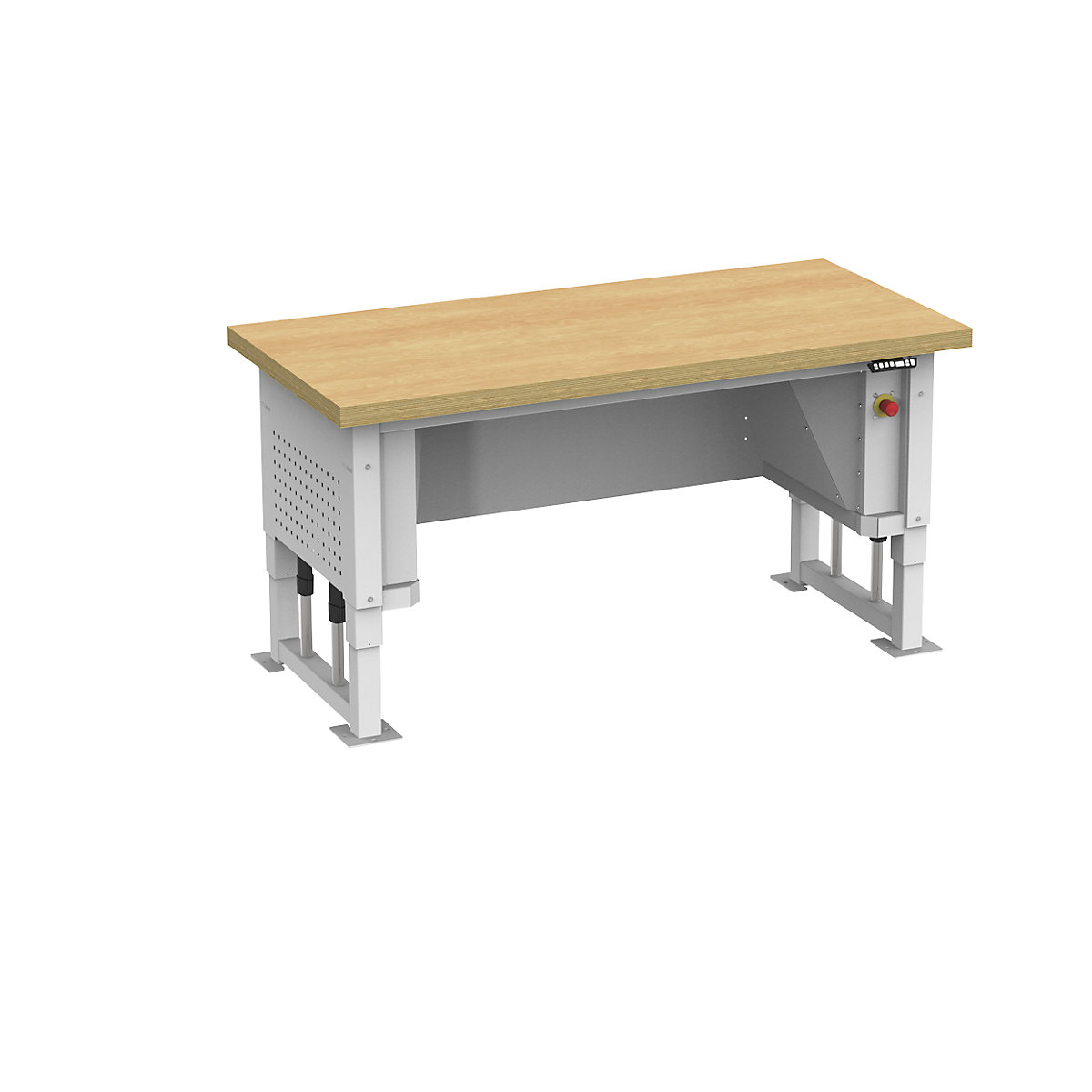 Mesa para cargas pesadas, regulação elétrica da altura