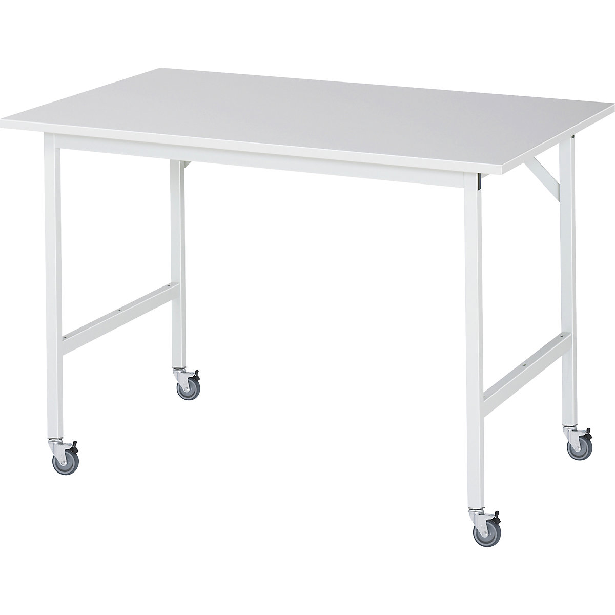 Mesa de trabalho, móvel, tampo em melamina, espessura 22 mm, 30 x 30 mm, LxPxA 1250 x 800 x 900 mm-0