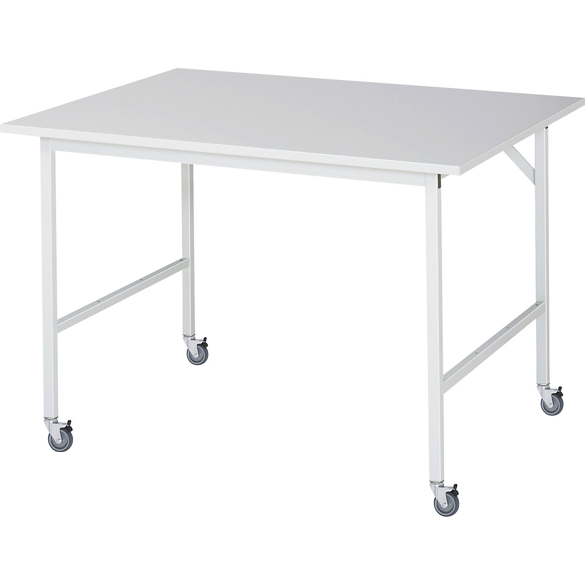 Mesa de trabalho, móvel, tampo em melamina, espessura 22 mm, 30 x 30 mm, LxPxA 1250 x 1000 x 900 mm-0