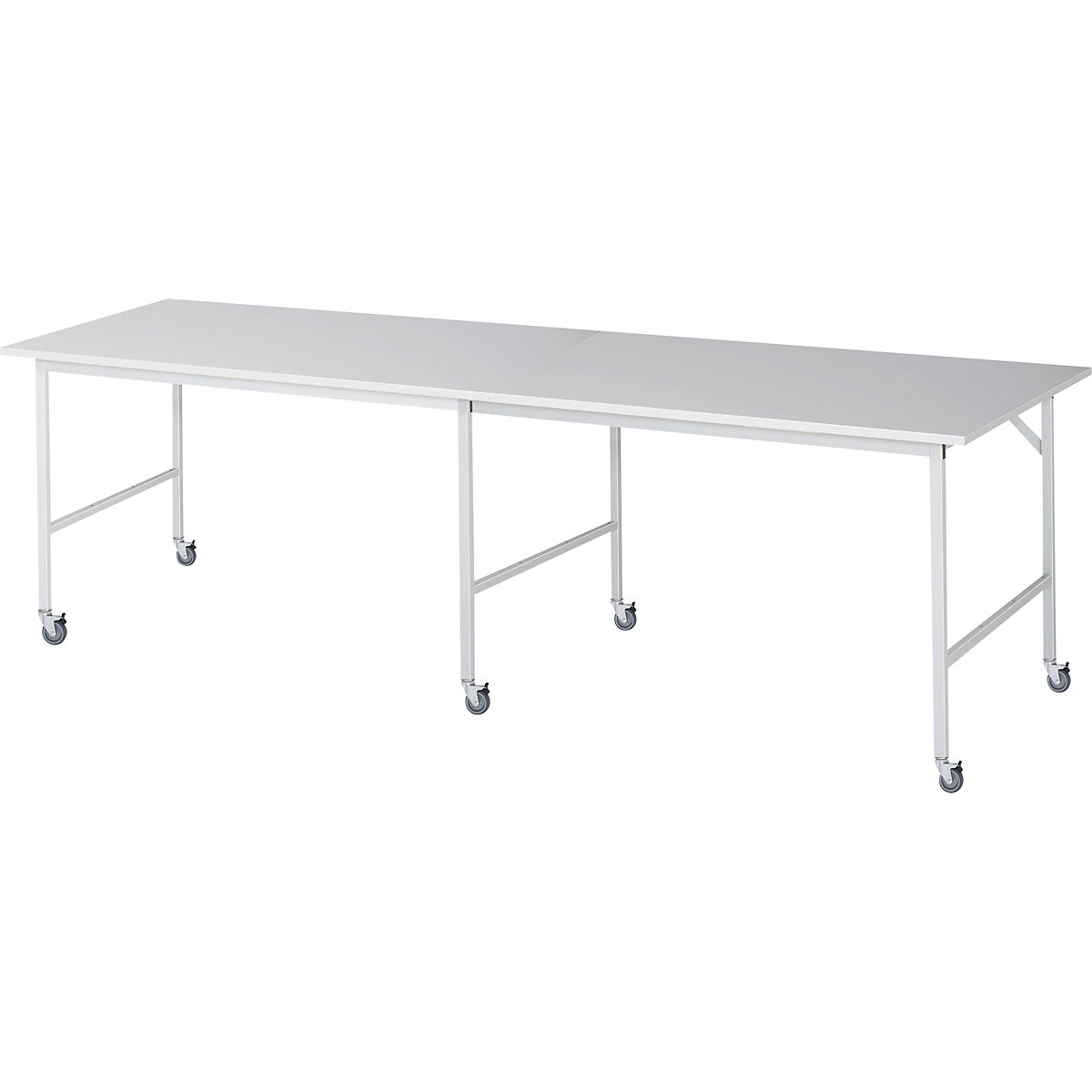 Mesa de trabalho, móvel, tampo em melamina, espessura 22 mm, 30 x 30 mm, LxPxA 3000 x 1000 x 900 mm-0