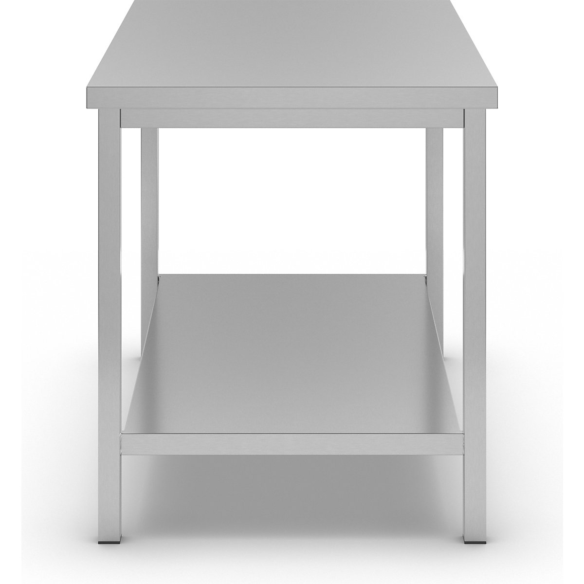 Mesa de trabalho em aço inoxidável – eurokraft basic (Imagem do produto 2)-1