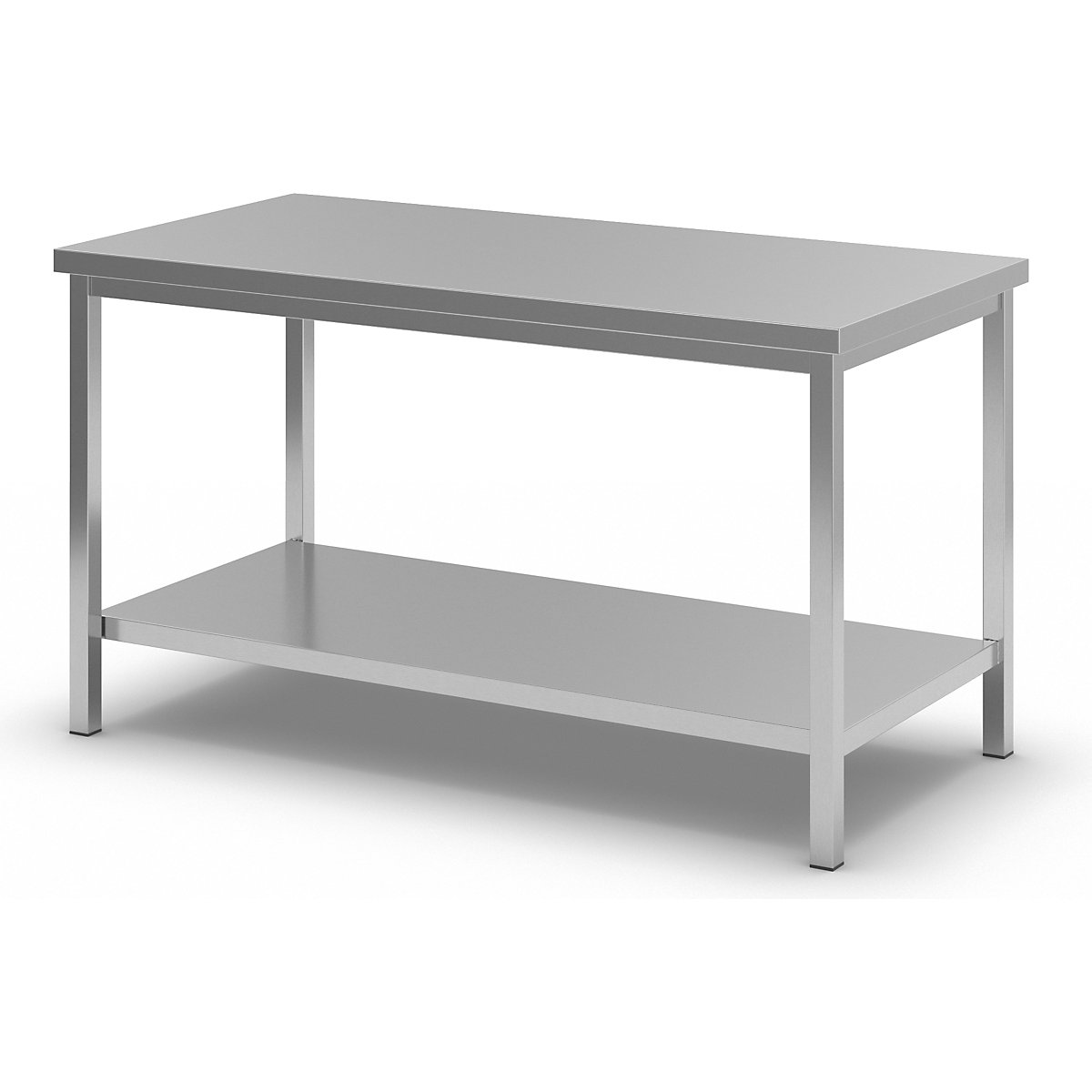 Mesa de trabalho em aço inoxidável – eurokraft basic (Imagem do produto 4)-3
