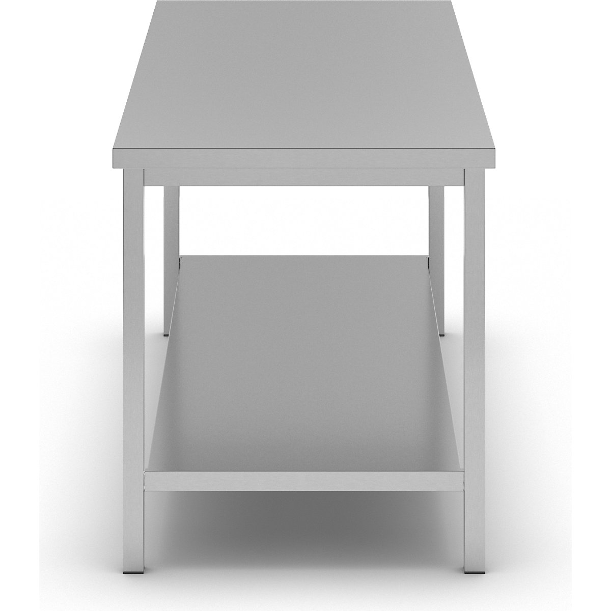 Mesa de trabalho em aço inoxidável – eurokraft basic (Imagem do produto 2)-1