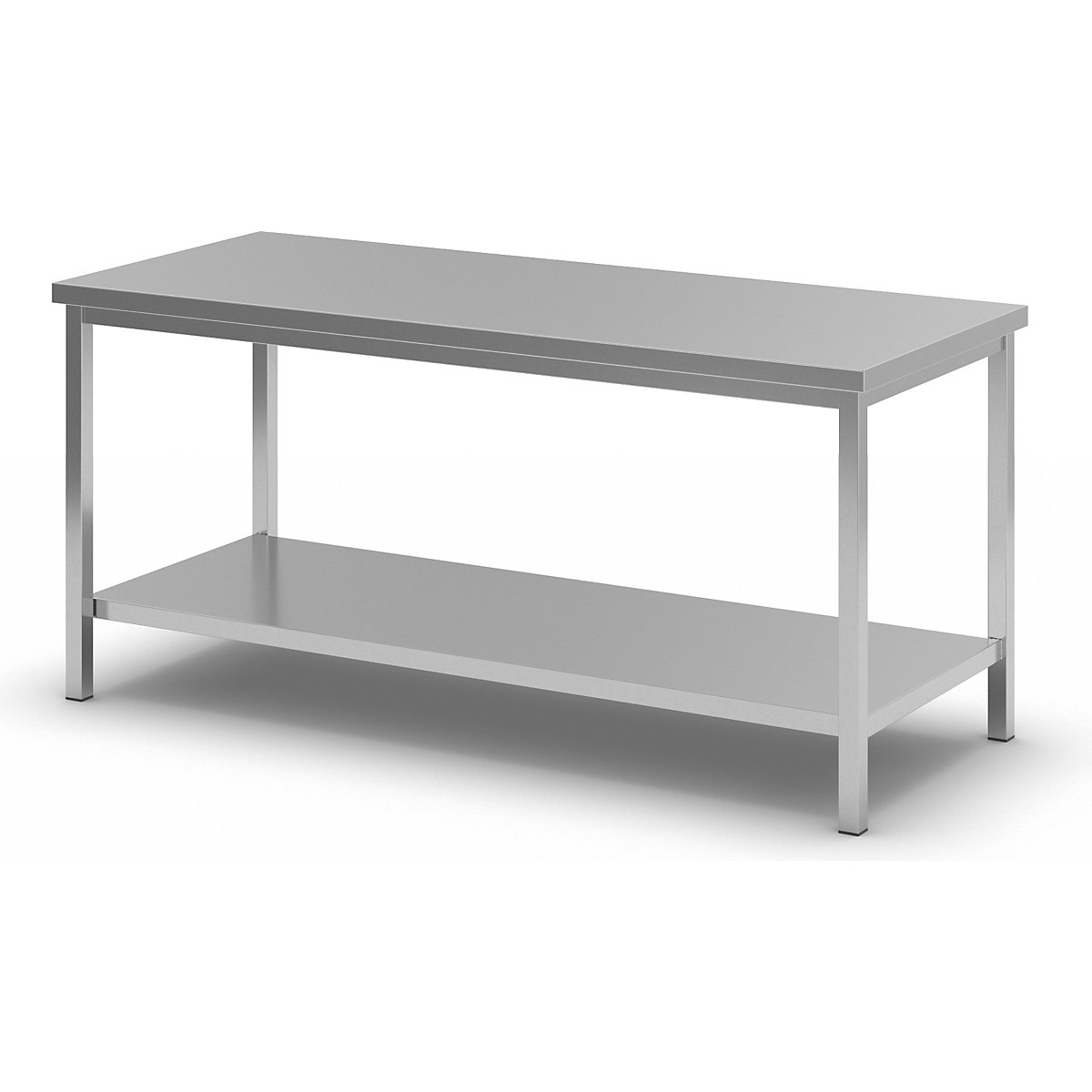 Mesa de trabalho em aço inoxidável – eurokraft basic (Imagem do produto 4)-3