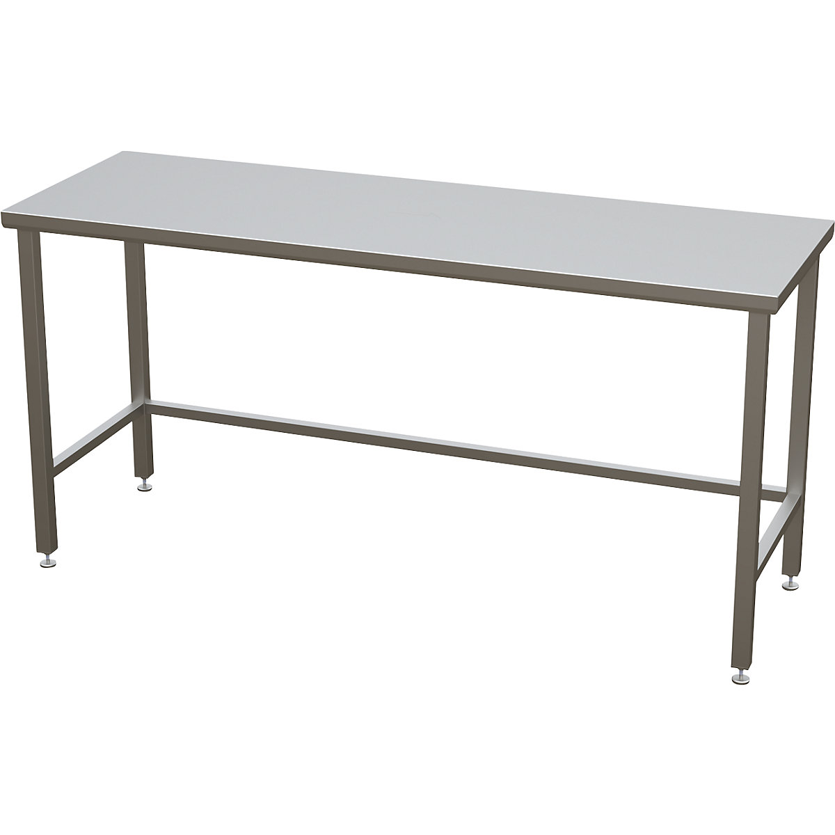 Mesa para salas limpas com tampo de trabalho liso, ISO 14644-1:4, AxLxP 900 x 1800 x 600 mm-0