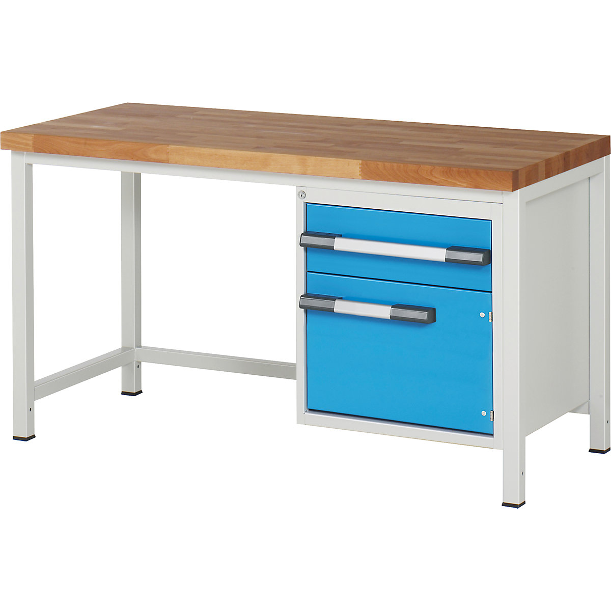 Banco da lavoro, struttura a telaio serie 8000 – eurokraft pro