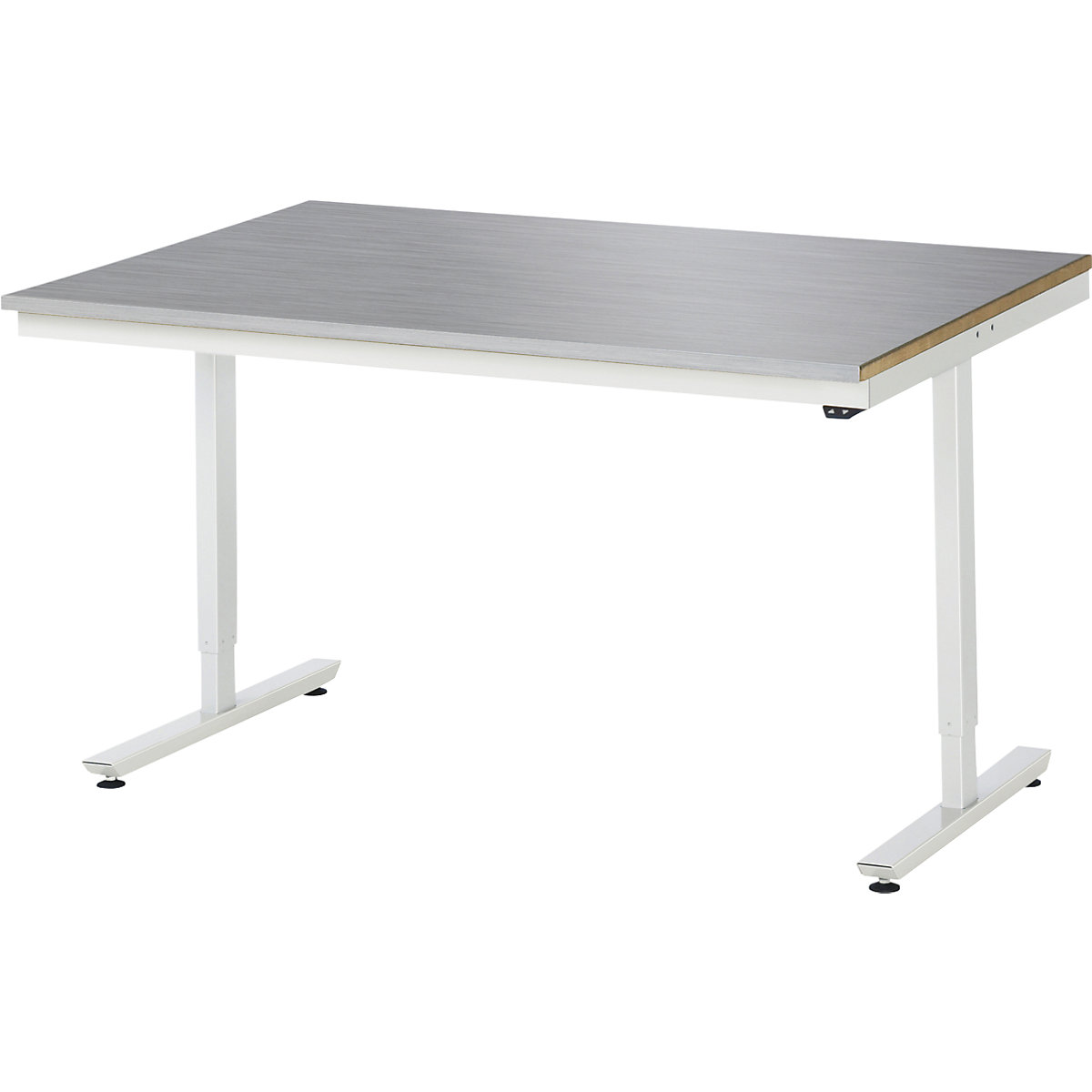 Tavolo da lavoro, regolabile elettricamente in altezza serie Adlatus – RAU, piano in acciaio inox, altezza 720 – 1120 mm, largh. x prof. 1500 x 1000 mm-0