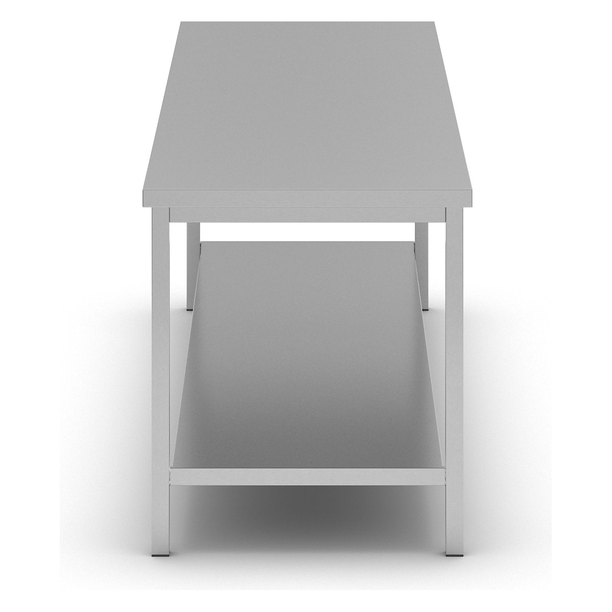 Tavolo da lavoro in acciaio inox – eurokraft basic (Foto prodotto 4)-3