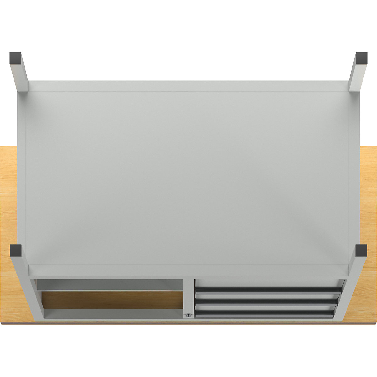 Banco de trabajo con tablero de multiplex, bastidor modular – LISTA (Imagen del producto 7)-6