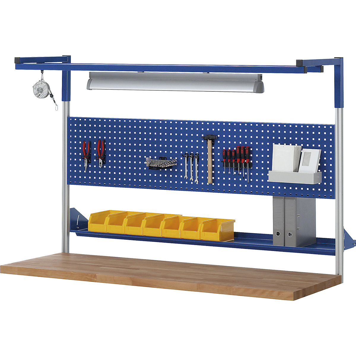 Mesa de trabajo de altura regulable eléctricamente, carga máx. 600 kg – RAU (Imagen del producto 3)-2