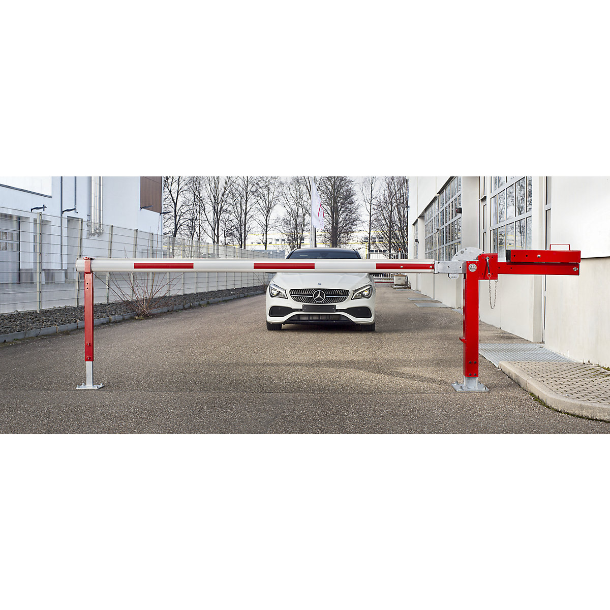 Access barrier, steel – Mannus (Product illustration 2)-1
