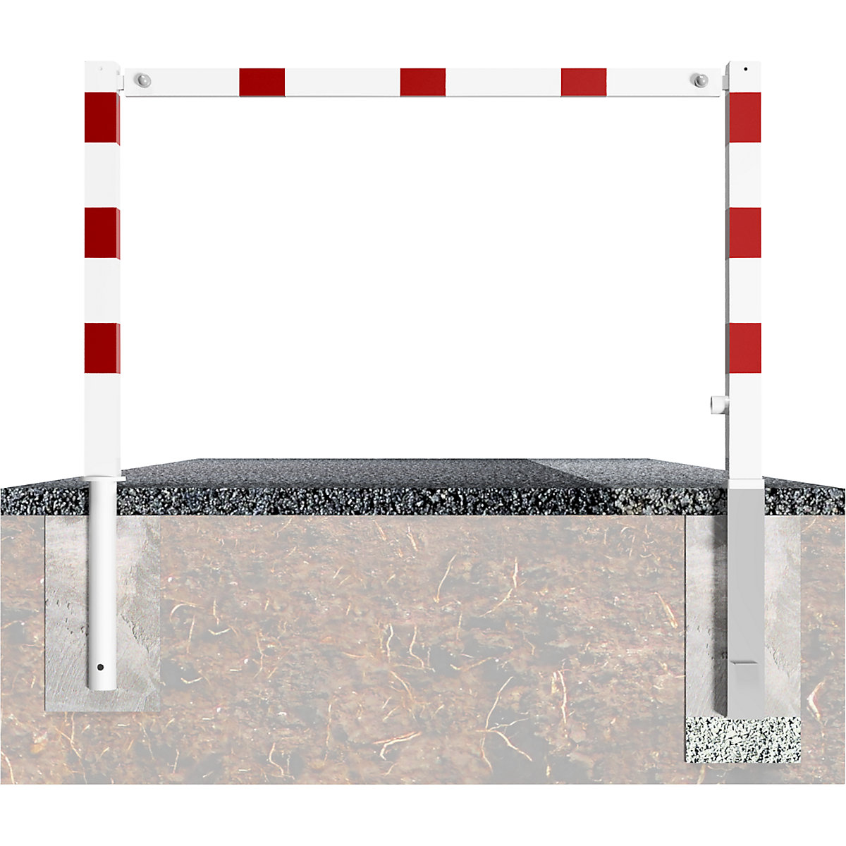 Access barrier, swivelling (Product illustration 2)-1