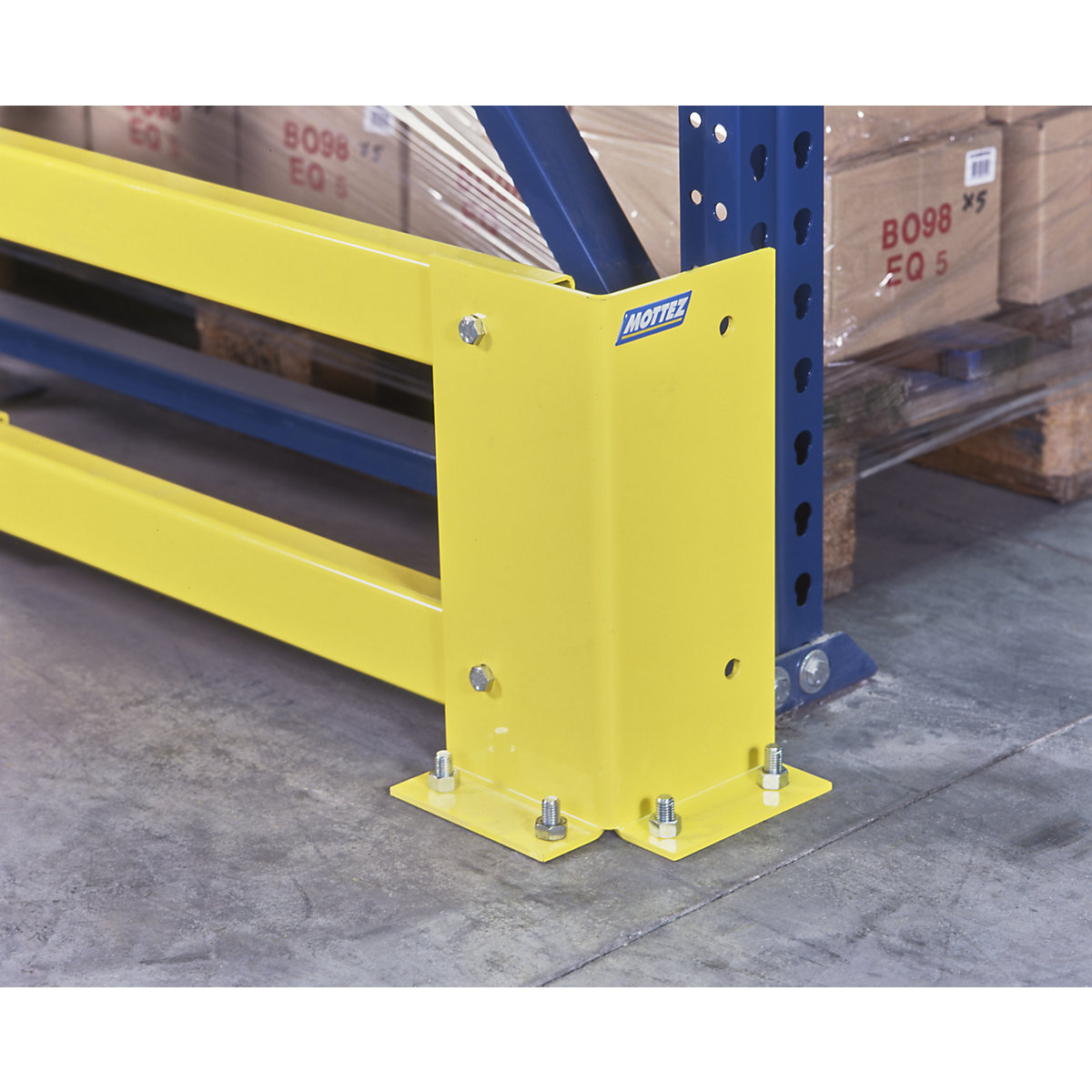 Collision guard, steel – Mottez (Product illustration 2)-1