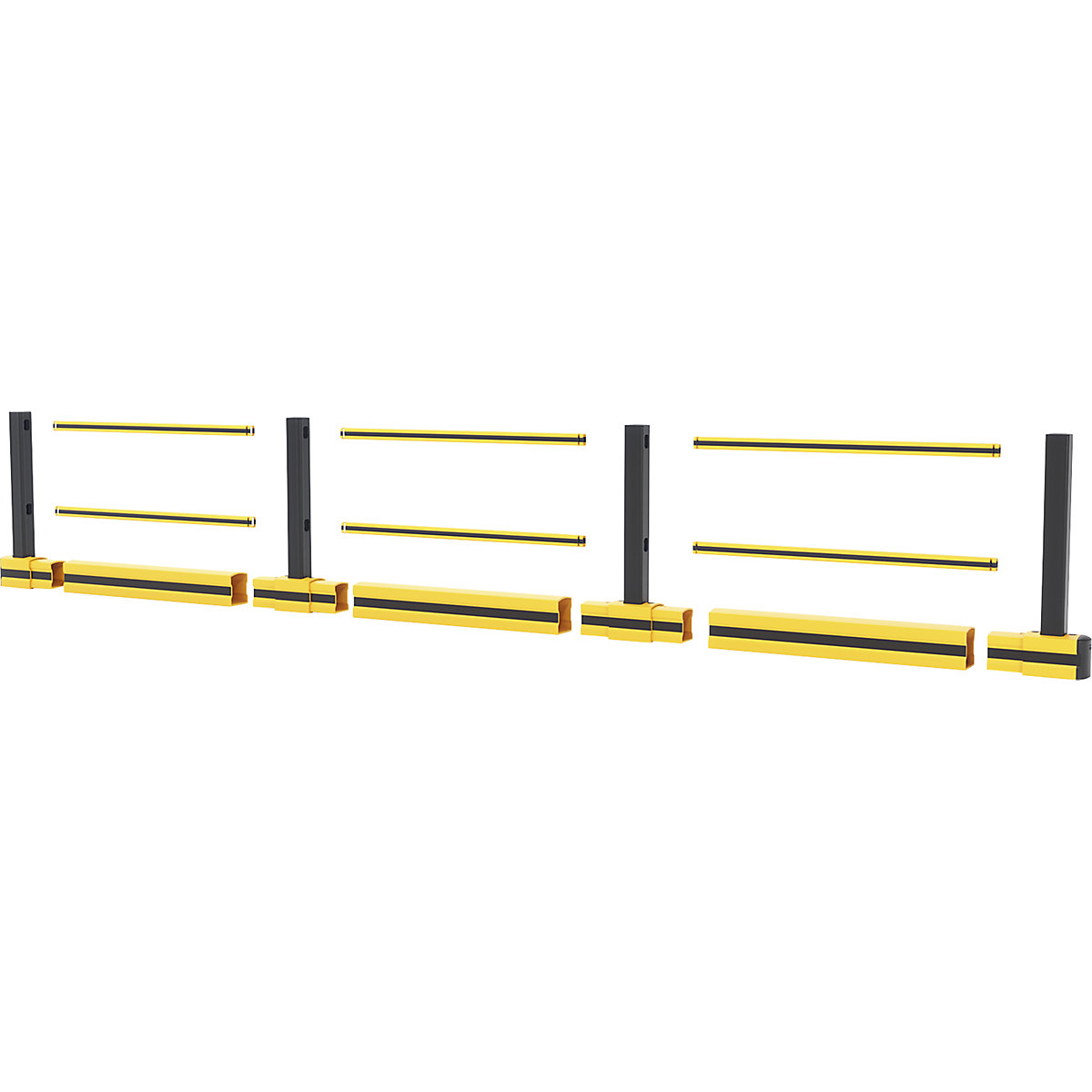 Floor barrier with railing – Boplan (Product illustration 2)-1
