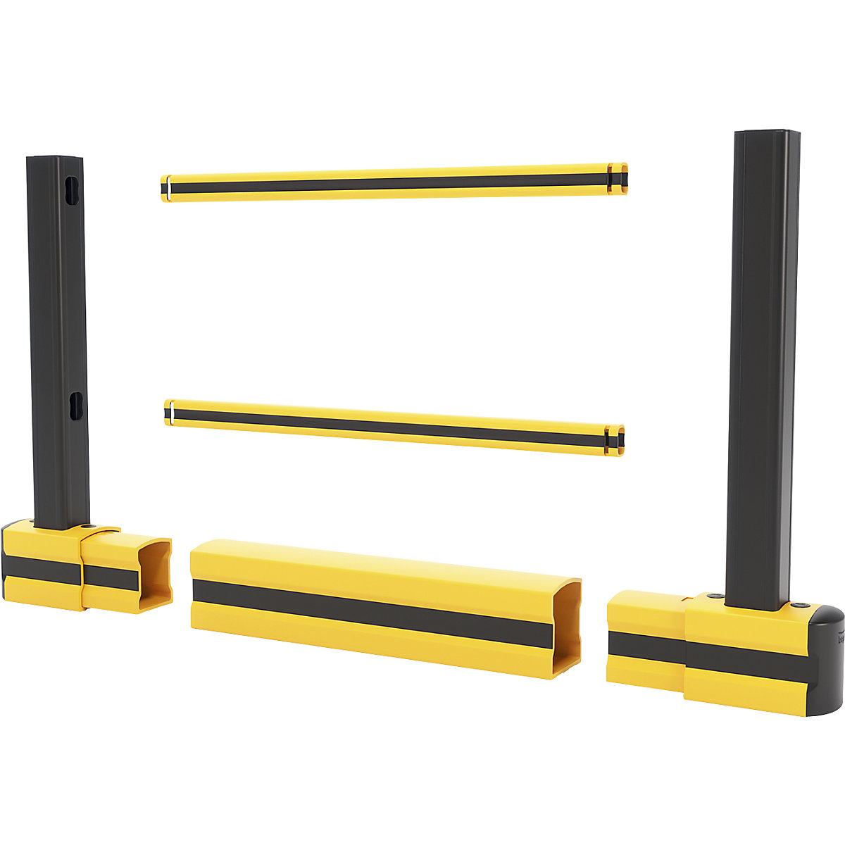 Floor barrier with railing – Boplan (Product illustration 2)-1