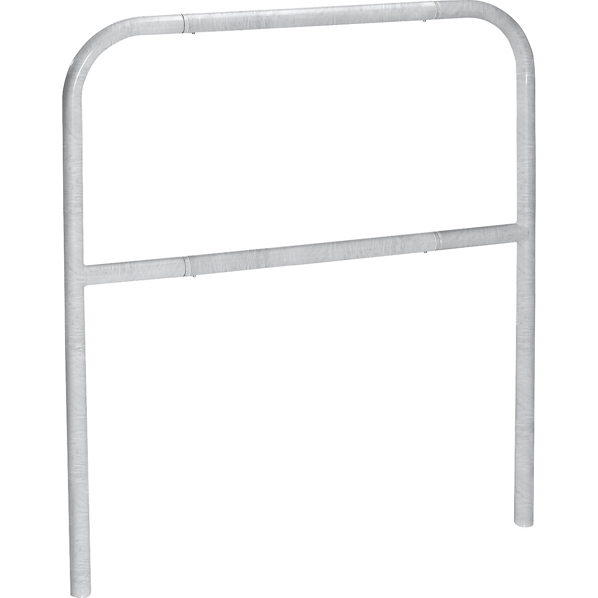 Safety barrier, steel, Ø 42 mm, for setting in concrete, zinc plated, width 1000 mm-0
