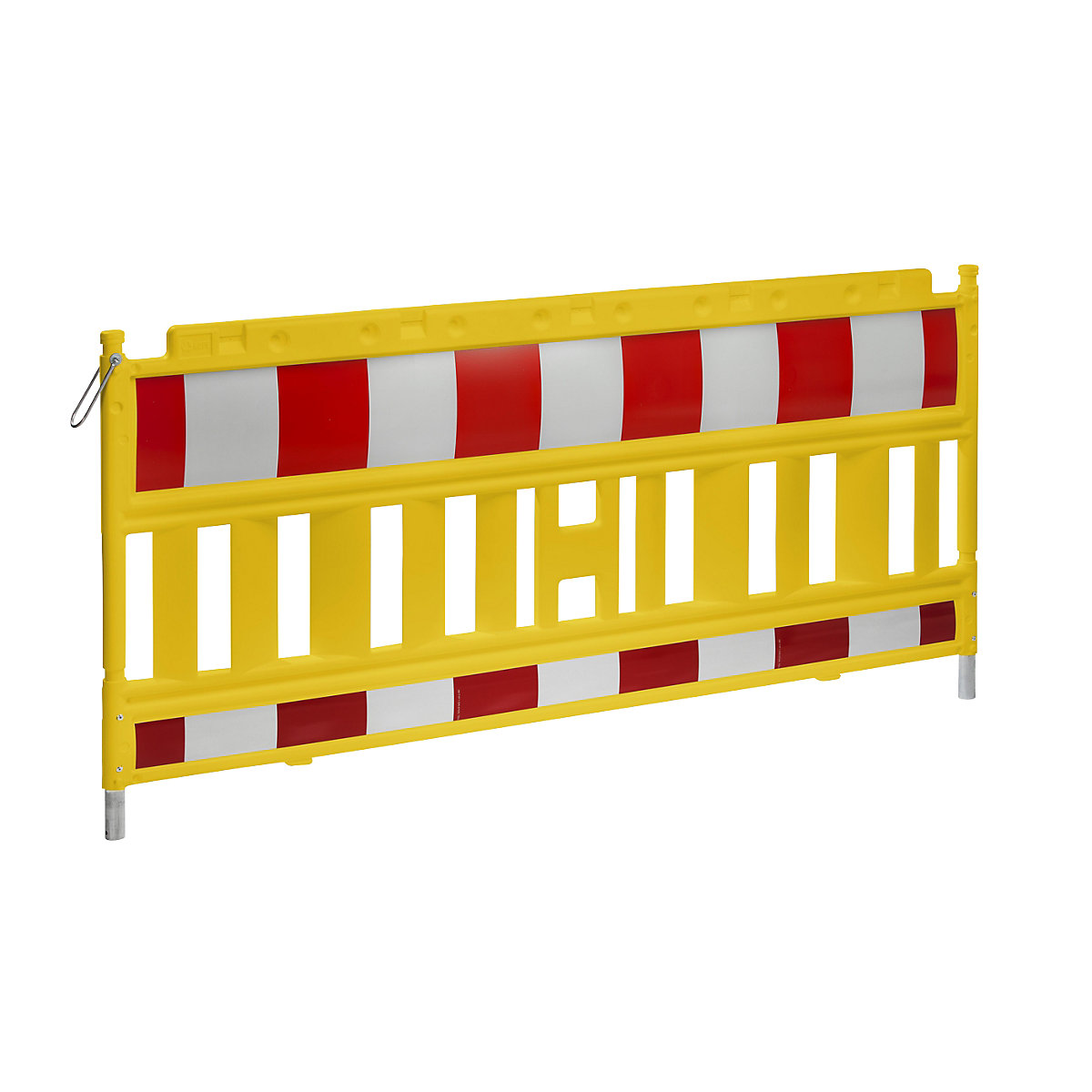 Plastic barrier fencing with reflective film