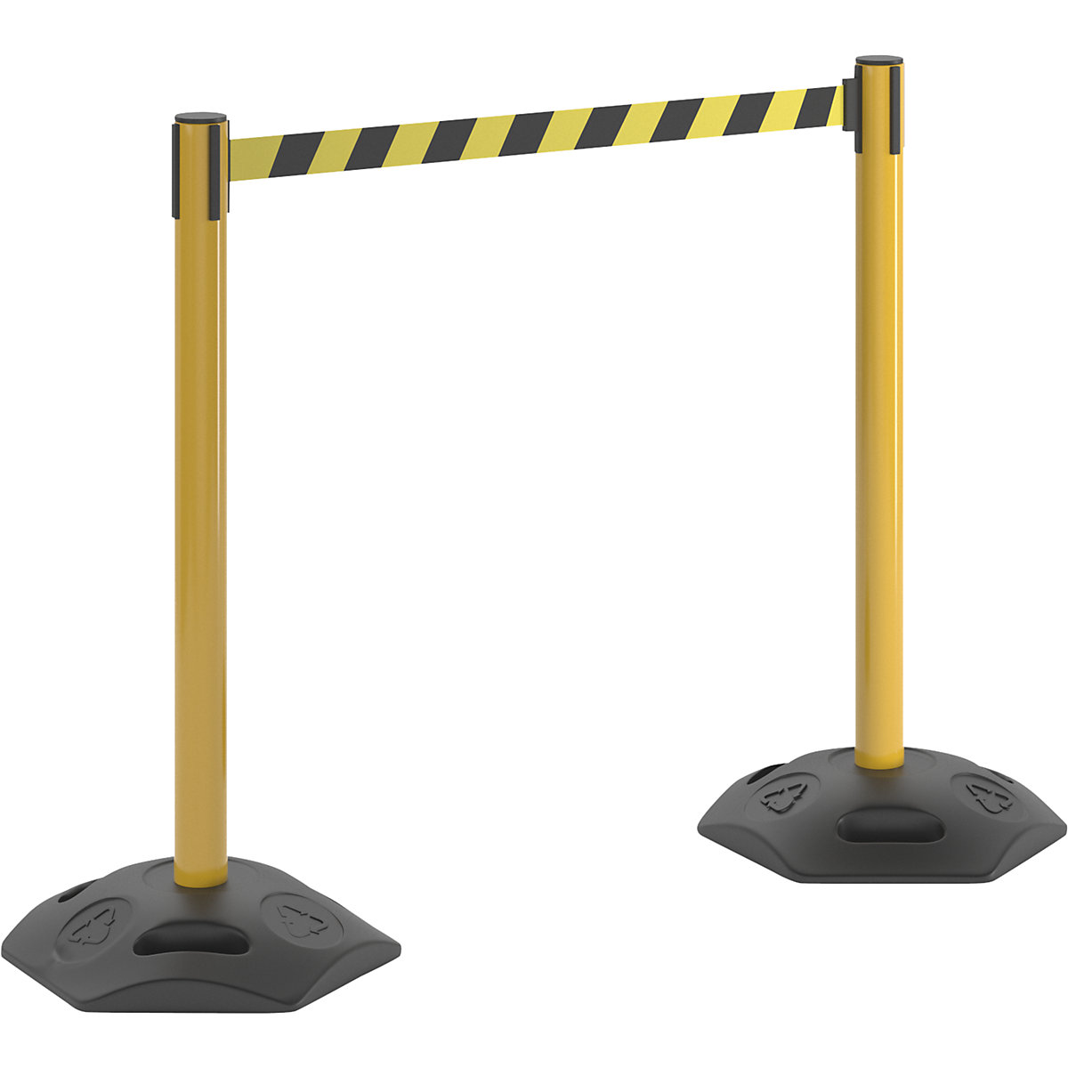 Afzetpalen met uittrekbaar lint, VE = 2 stuks