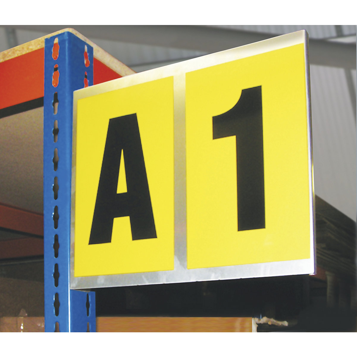 Aluminium locatiebord