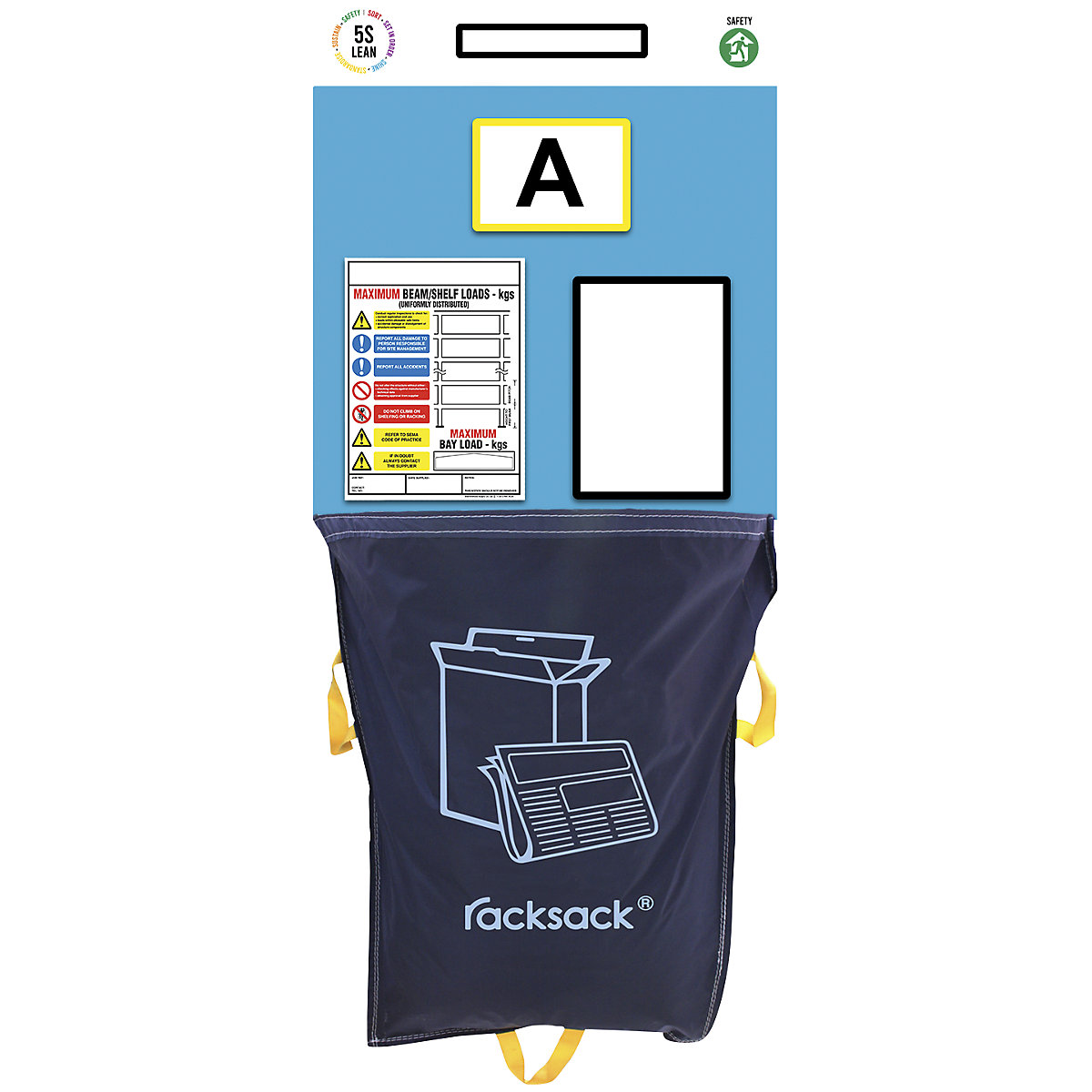 Stelling-informatiebord enkele markering