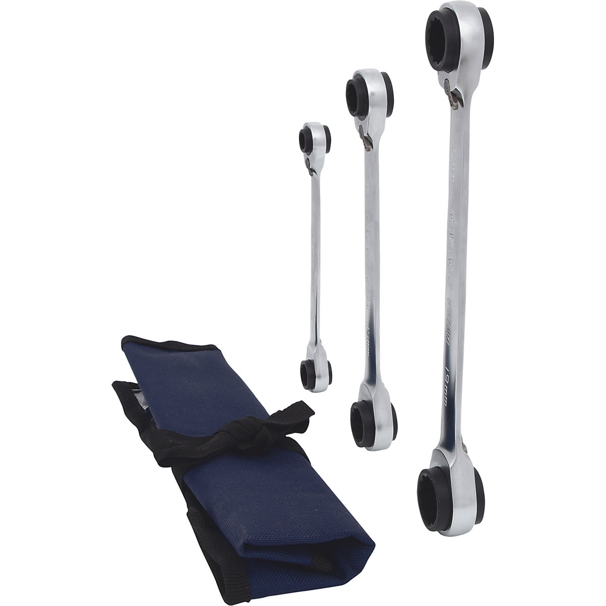 4 in 1 GEARplus omschakelbare dubbele-ratelringsleutelset – KS Tools (Productafbeelding 4)-3