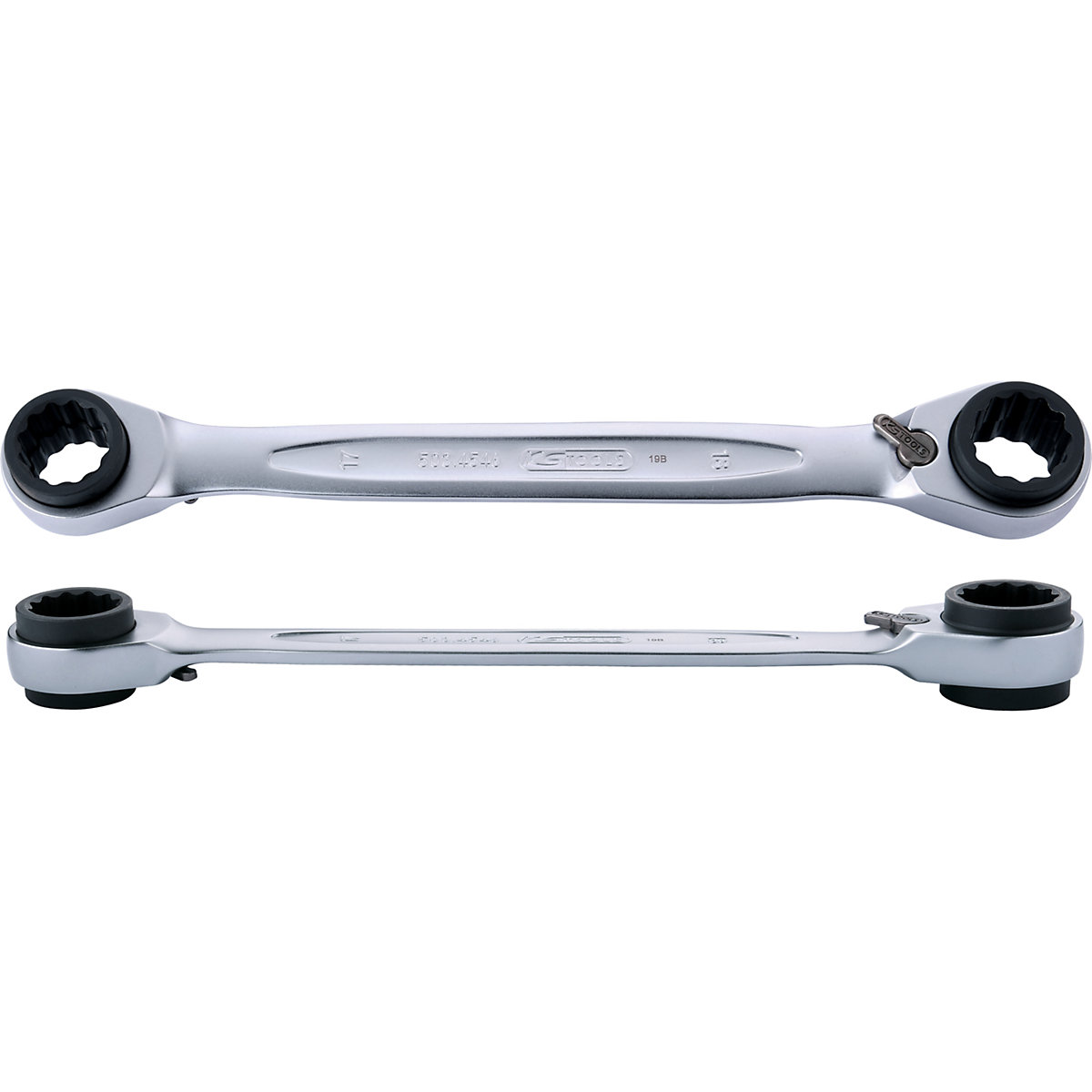 4 in 1 GEARplus omschakelbare dubbele-ratelringsleutelset – KS Tools (Productafbeelding 6)-5