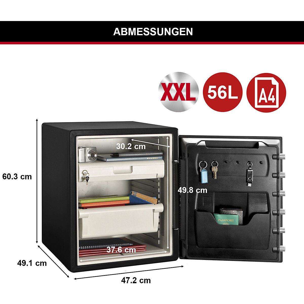 Veiligheidskluis met digitale combinatie – Masterlock (Productafbeelding 5)-4