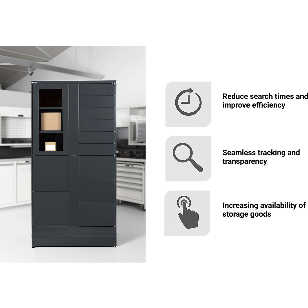 E-Multicabinet vakkenkast – LISTA (Productafbeelding 5)-4
