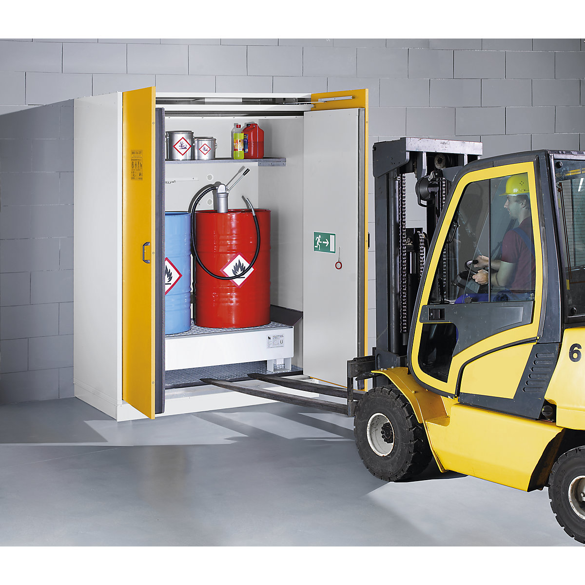 Vatenkast type 90, brandbestendig – LaCont (Productafbeelding 4)-3