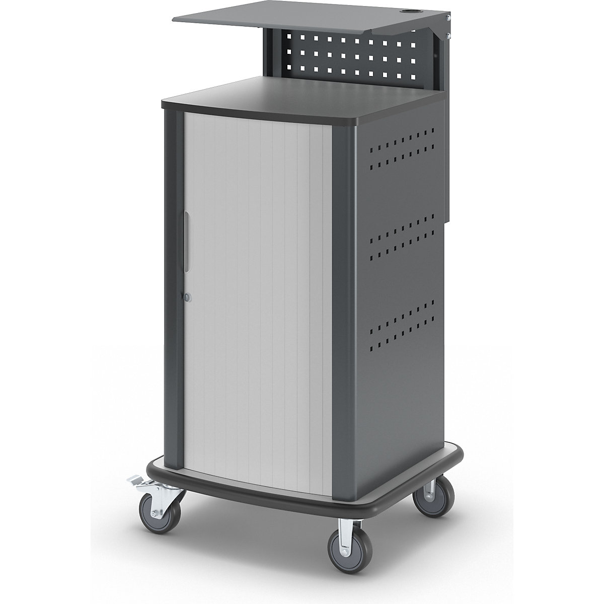 Laptop- en apparatenwagen – eurokraft basic (Productafbeelding 17)-16