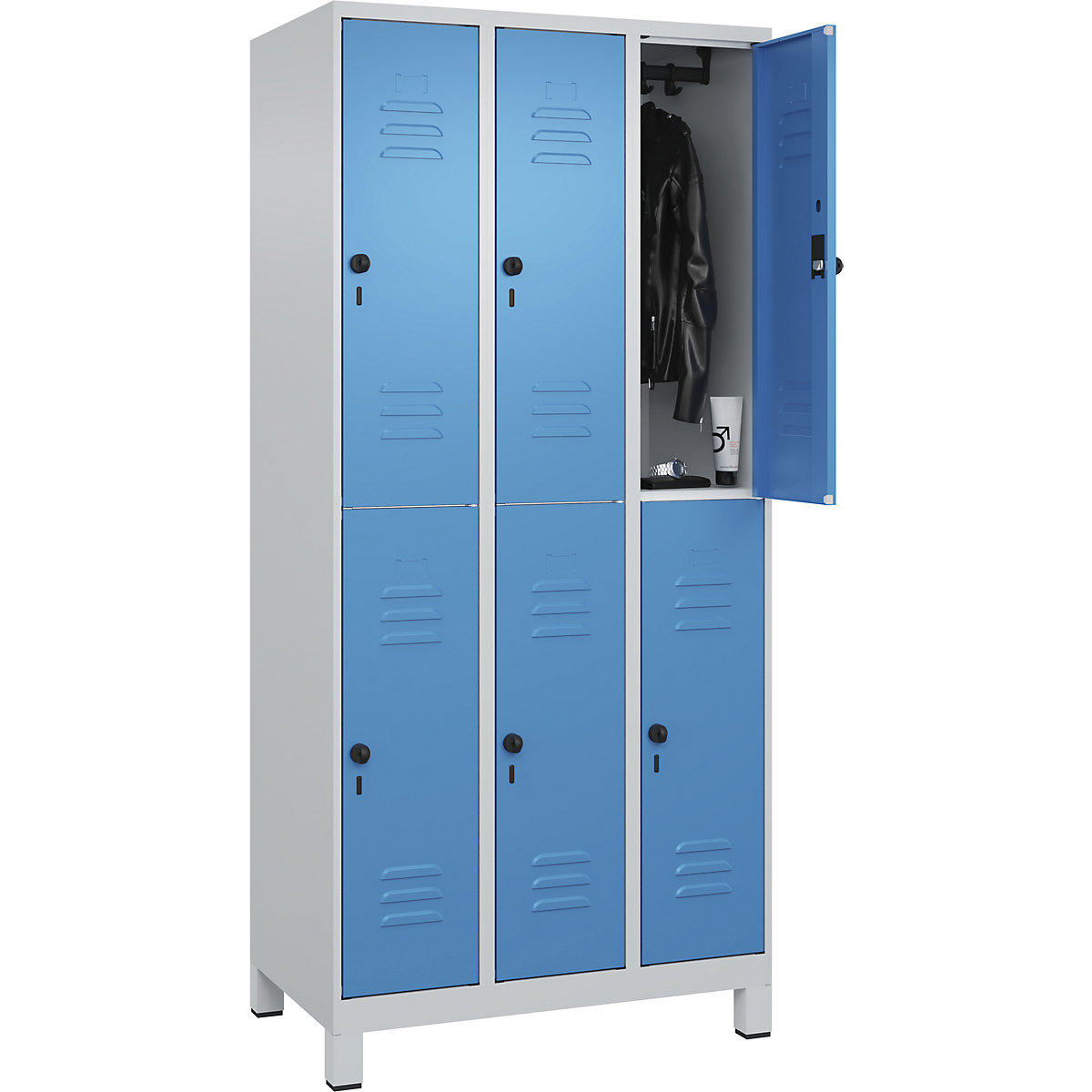 Kledingkast Classic PLUS met twee verdiepingen – C+P