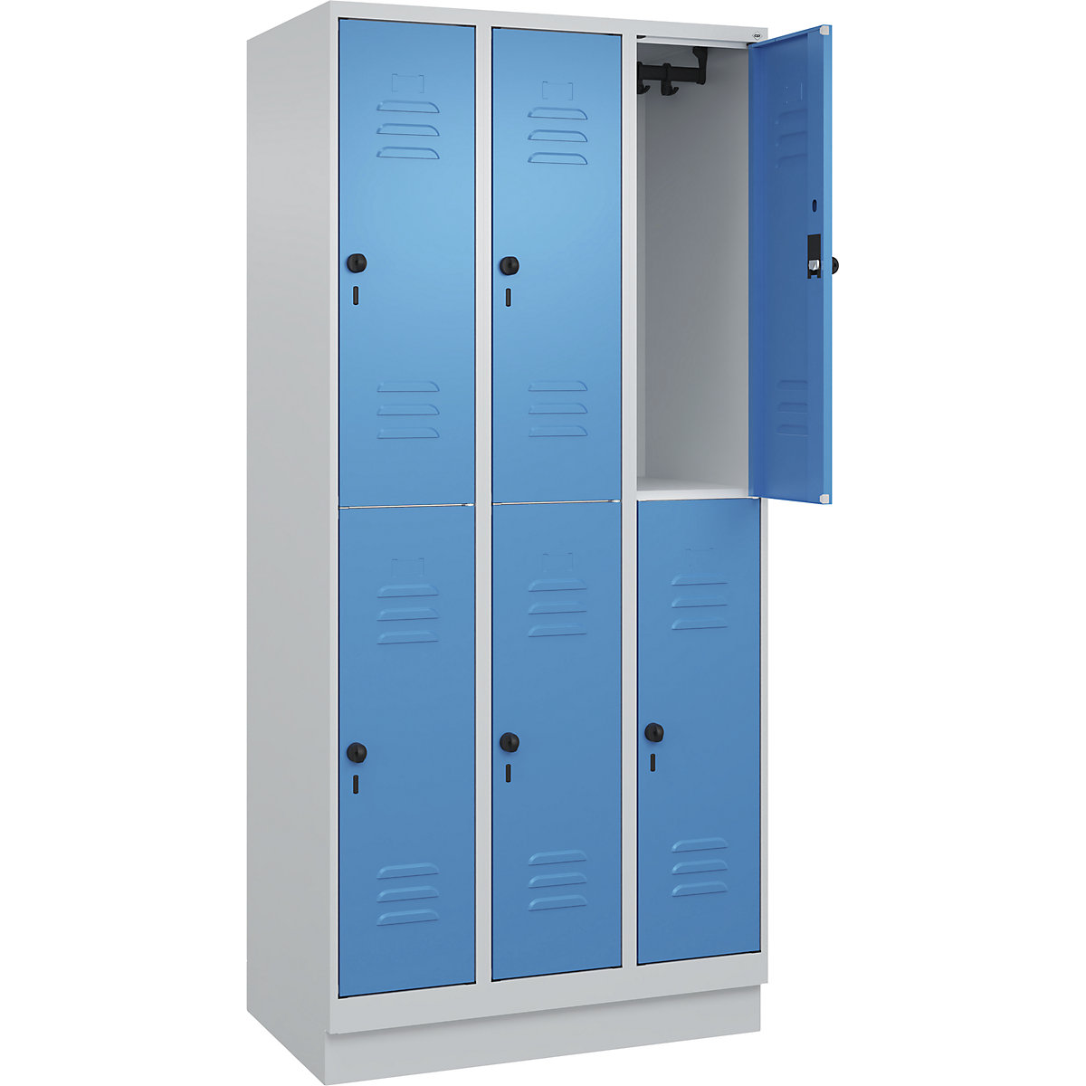 Kledingkast Classic PLUS met twee verdiepingen – C+P (Productafbeelding 4)-3