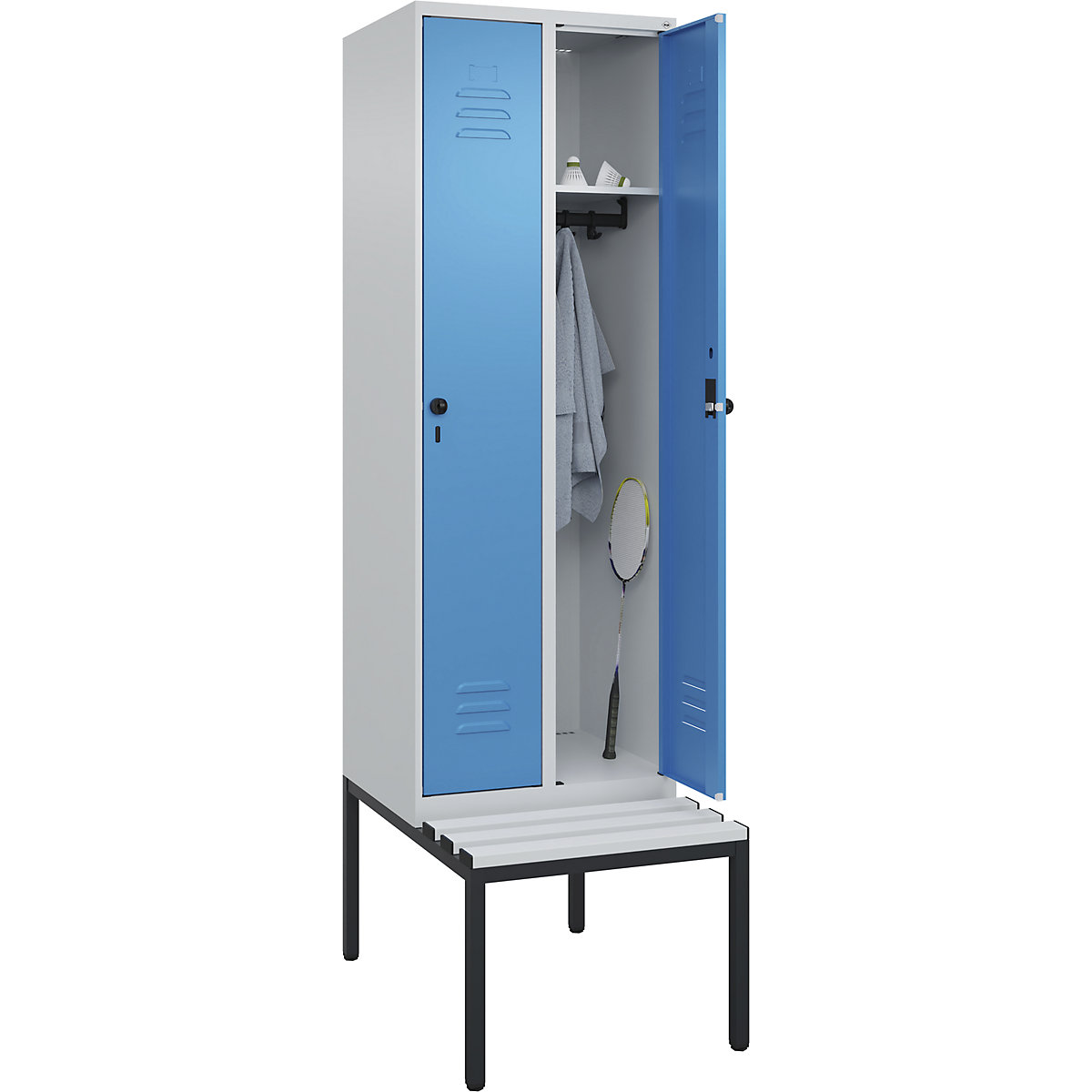 Kledingkast Classic PLUS met zitbank – C+P