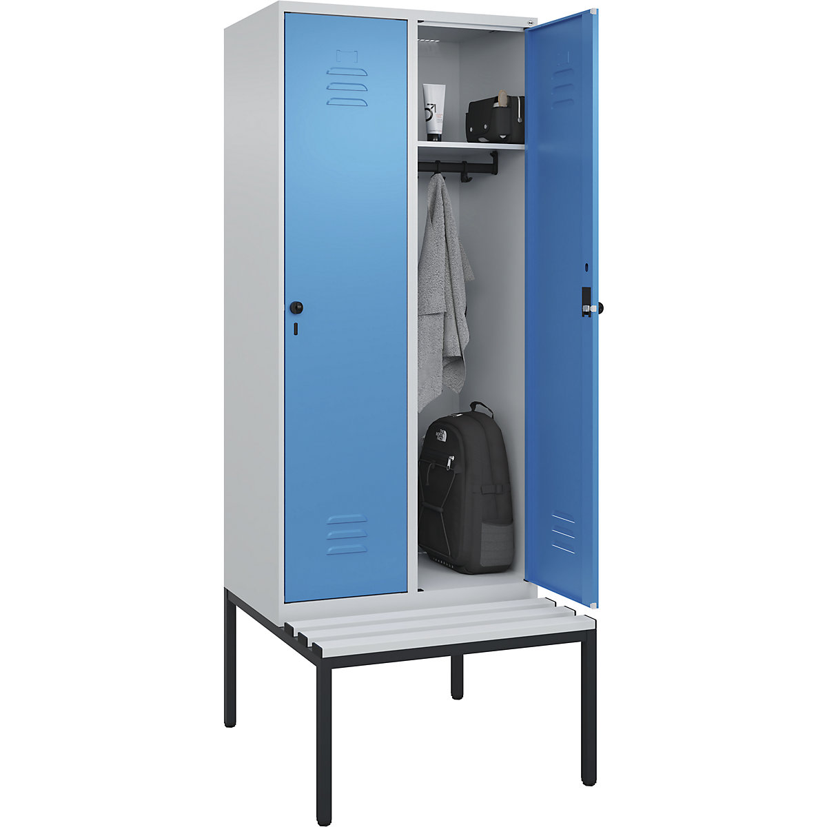 Kledingkast Classic PLUS met zitbank – C+P