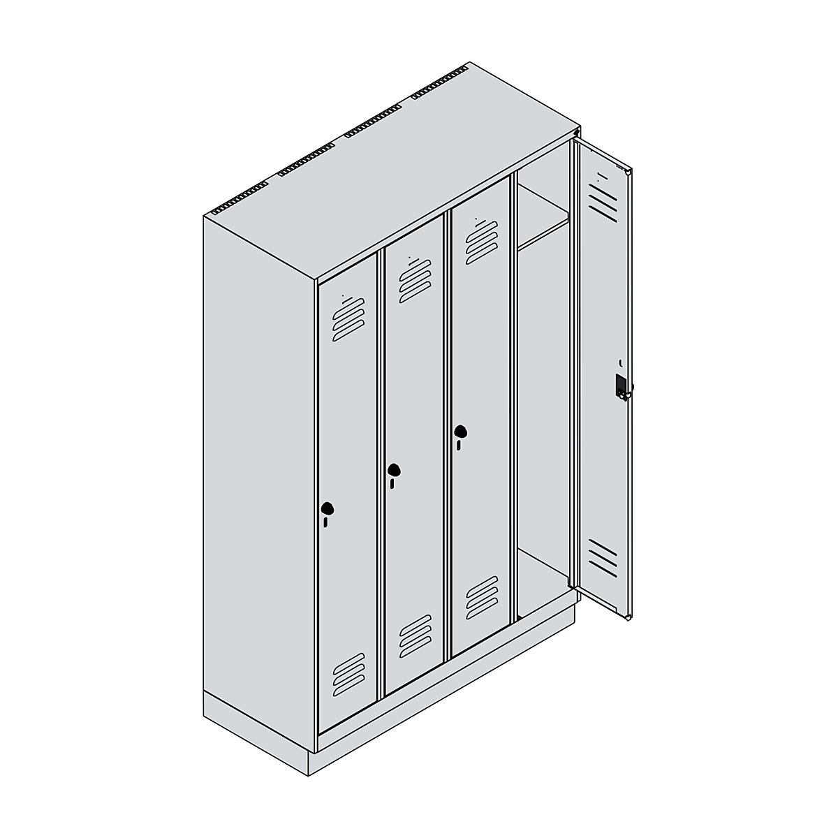 Kledingkast Classic PLUS – C+P (Productafbeelding 3)-2