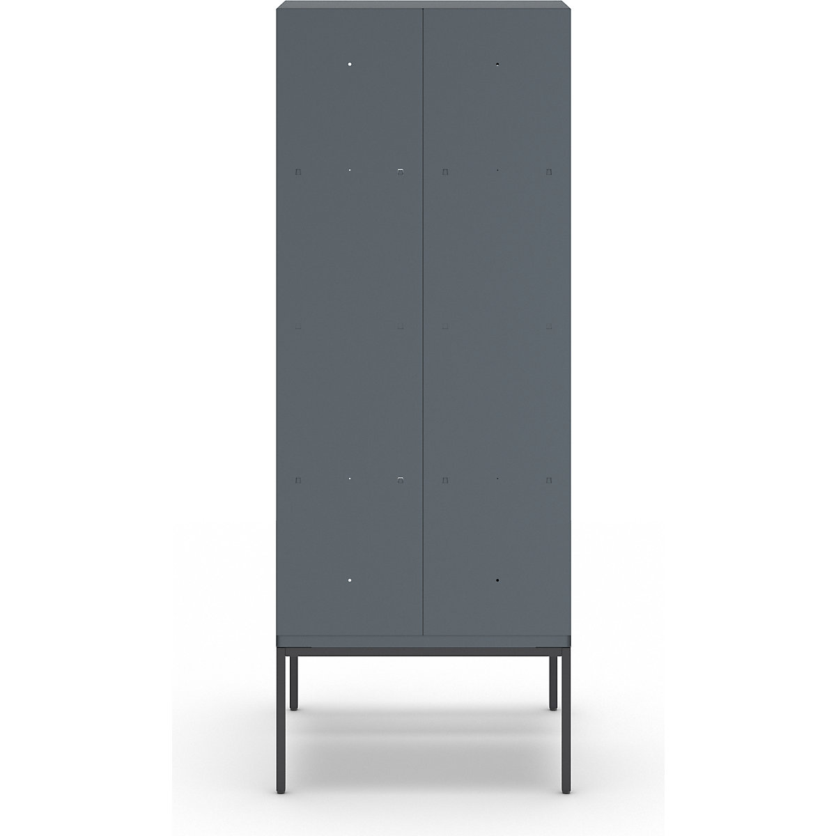 Lockerkast Berlin 2 met twee verdiepingen en zitbank – Wolf (Productafbeelding 5)-4